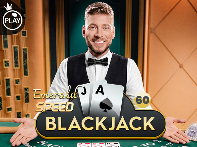 Speed Blackjack 60 - Emerald Arcades  (Pragmatic Play Live)