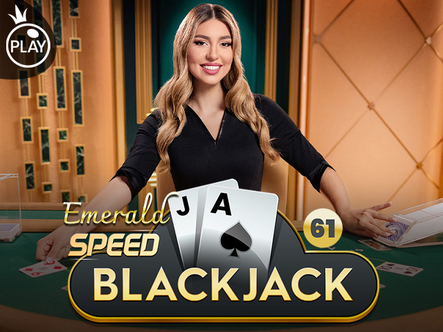 Speed Blackjack 61 - Emerald Arcades  (Pragmatic Play Live)