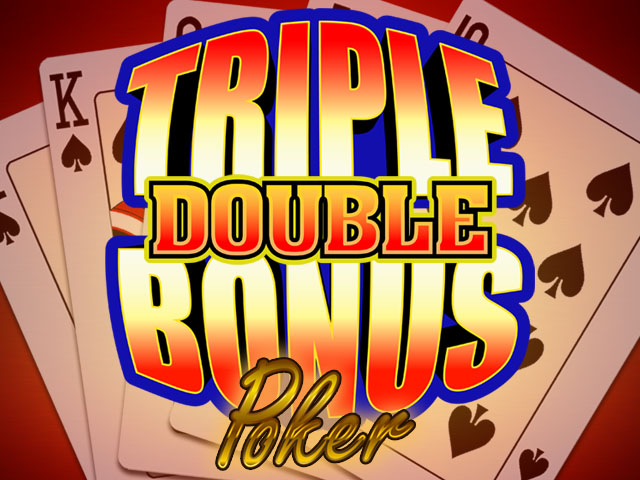 Triple Double Bonus Poker Video Poker  (Genii)