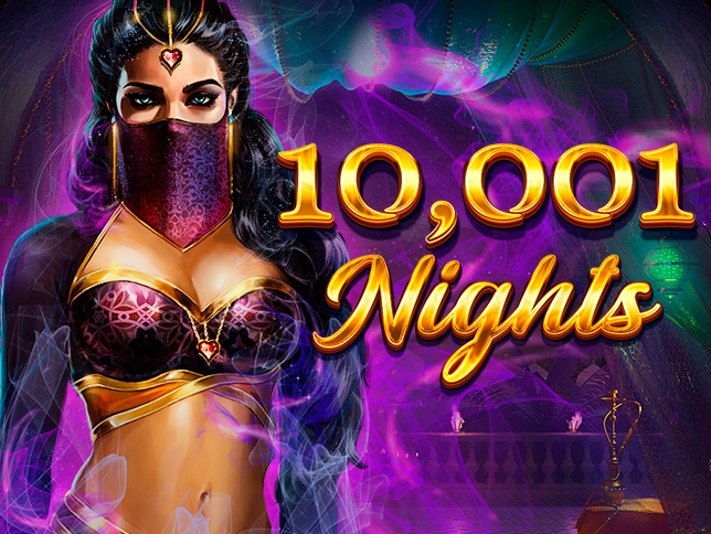 10, 001 Nights Slots  (Red Tiger)