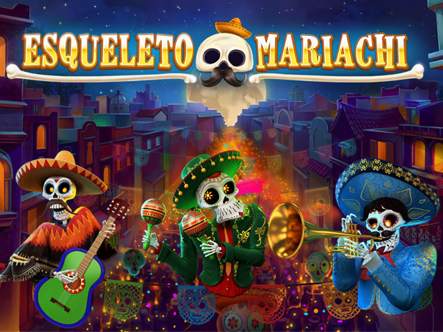 Esqueleto Mariachi Slots  (Red Tiger)