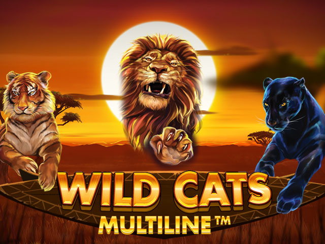 Wild Cats Multiline Slots  (Red Tiger)