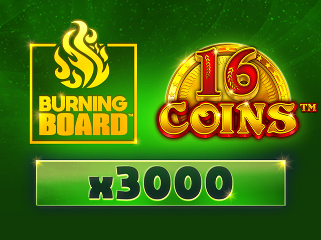 16 Coins™ Burning Board™ Arcades  (Wazdan)