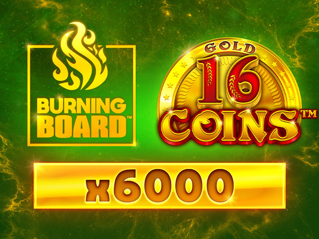 16 Coins™ Gold Burning Board™ Arcades  (Wazdan)