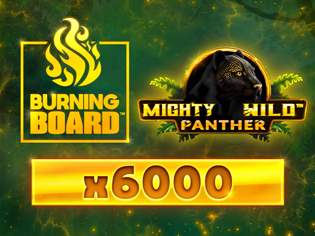 Mighty Wild™: Panther Gold Burning Board™ Arcades  (Wazdan)