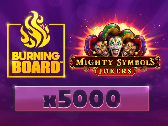 Mighty Symbols™: Jokers Burning Board™ Arcades  (Wazdan)