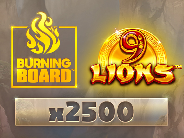 9 Lions™ Burning Board™ Arcades  (Wazdan)
