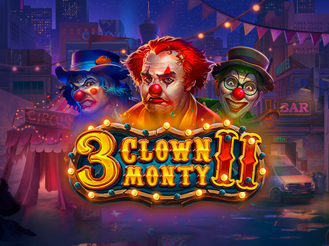 3 Clown Monty II Slots  (Play'n GO)