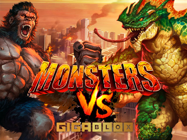 Monsters Vs Gigablox Slots  (Yggdrasil)