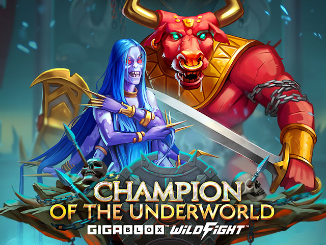 Champion of the Underworld Gigablox Wild Fight Slots (Yggdrasil)