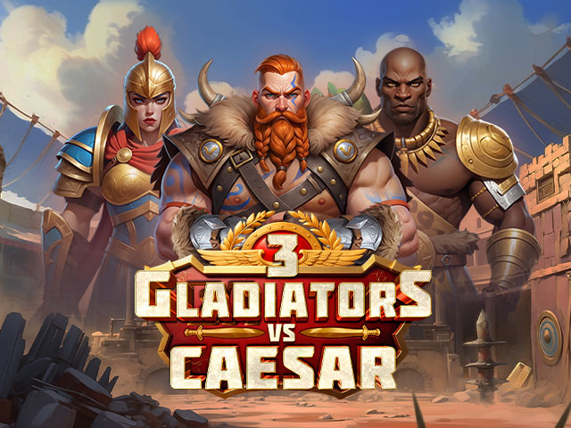 3 Gladiators Vs Caesar Slots (Yggdrasil)