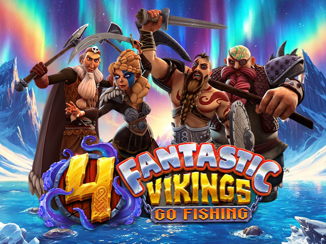 4 Fantastic Vikings Go Fishing Slots  (Yggdrasil)