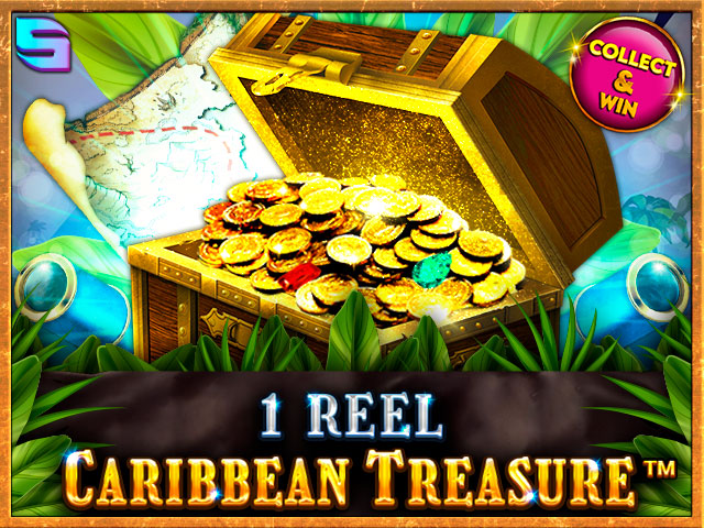 1 Reel - Caribbean Treasure Slots  (Spinomenal)