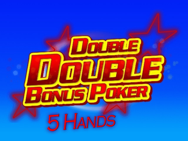 Double Double Bonus Poker 5 Hand Video Poker  (Habanero)
