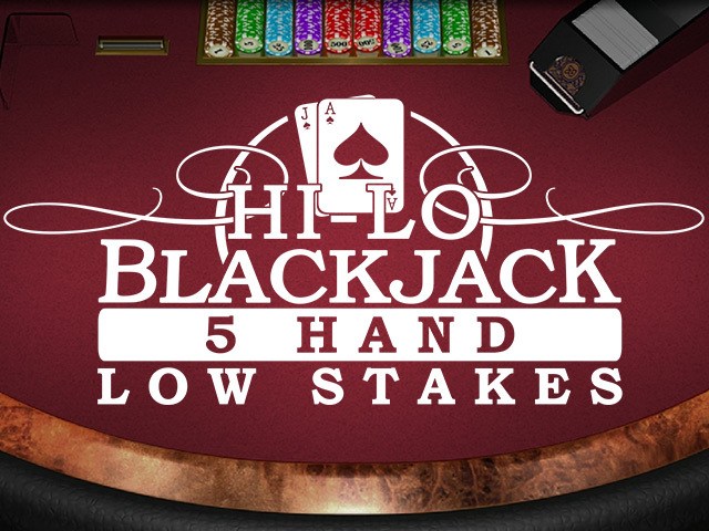 Hi-Lo Blackjack (5 Box) Low Stakes Arcades  (Games Global)