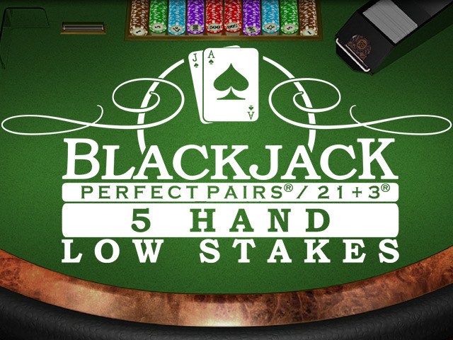 Perfect Pairs 21+3 Blackjack (5 Box) Low Stakes Arcades  (Games Global)