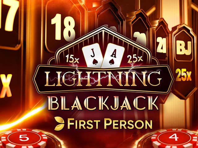 First Person Lightning Blackjack Arcades  (Evolution)